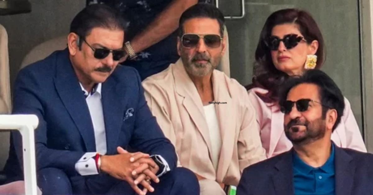 IND vs ENG: Akshay Kumar Cheers Team India at Lord’s with Twinkle & Ravi Shastri – Pics Go Viral