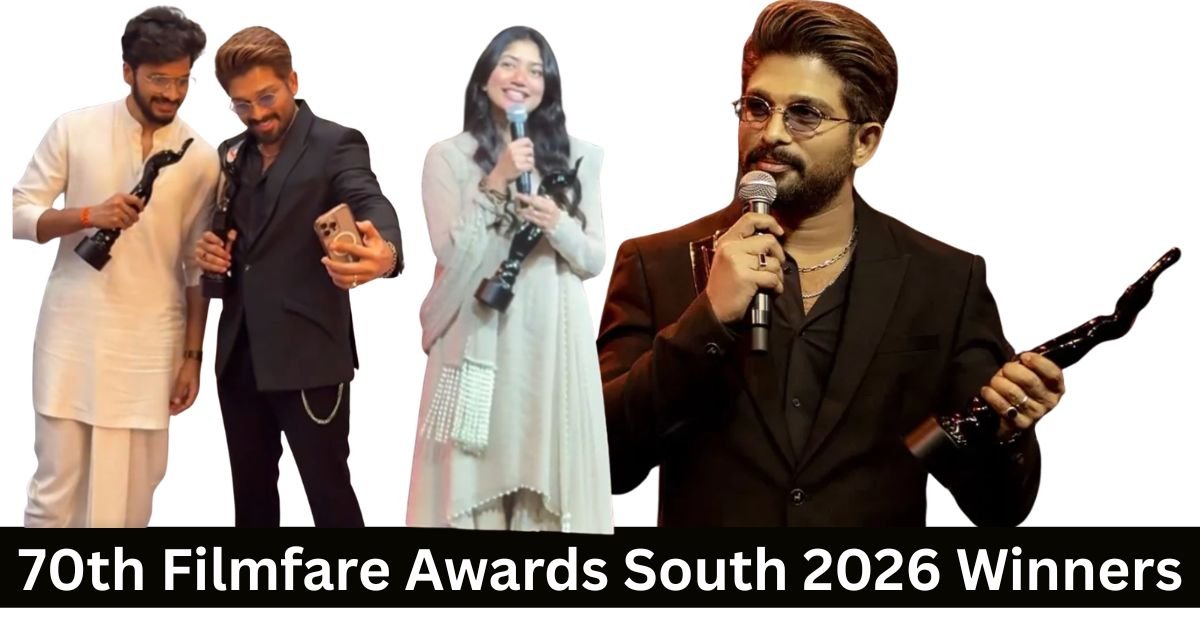 70th Filmfare Awards South 2026 Winners: Allu Arjun Wins Best Actor for Pushpa 2